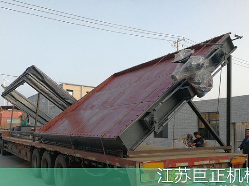 巨正機(jī)械公司擋板門(mén)，裝車(chē)發(fā)貨了
